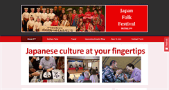 Desktop Screenshot of japanfolkfestival.com